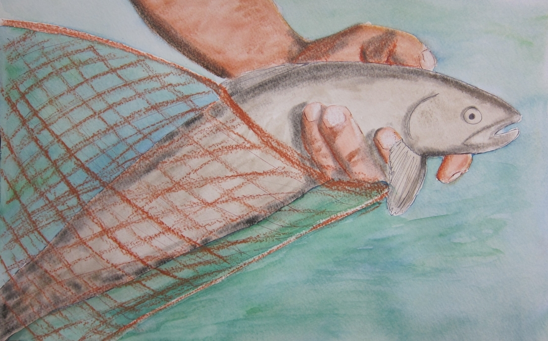 Fishing Net. Mixed Media $187